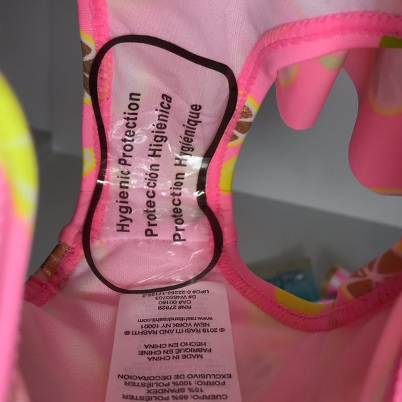 NWT Infant Girls 2 Piece Rashguard Set - Picture 5 of 16